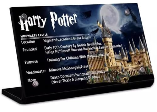 Acryl Modellbox Kompatibel Mit 71043 Schloss, Staubdichte Acryl Vitrine (Kein Modell) A,5mm