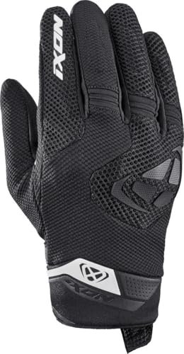 IXON Mig 2 Airflow Motorrad Handschuhe, schwarz/weiß, L