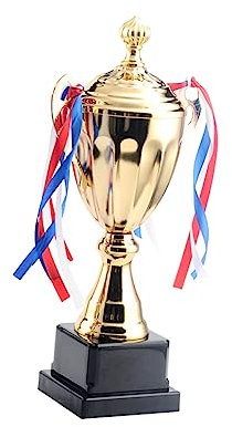 SWAYVES 1Pc Trofeo Competizione Sport Basket Trofeo Calcio Trofeo Coppa Trofeo Torneo Trofeo Gioco Trofeo Coppa/As Shown/14 * 45Cm