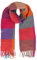 irisaa Damen Plissierter Schal, langer Winterschal mit kariertes Muster warm und weich 200cm×70cm, Schal Farben 2020:Bunt