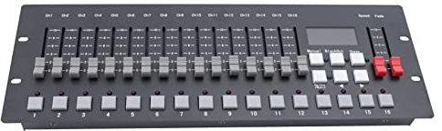 Donened - DMX Controller, 256 Kanäle DMX512 Controller Konsole, DJ Light Controller, DMX Lichtpult für Party DJ, Disco, Bühnen, Diskotheken