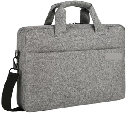 Sacoche Ordinateur Sac d'ordinateur polyvalent, sac for ordinateur portable, sac à dos messager, sac for ordinateur portable antichoc, sac à main d'affaires for hommes 12-16 pouces à Double pont(Gary,