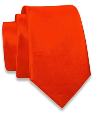 Massi Morino Krawatte schmal für Herren in verschiedenen Farben - 6 cm - Schlips Uni einfarbig I Slim Fit Tie