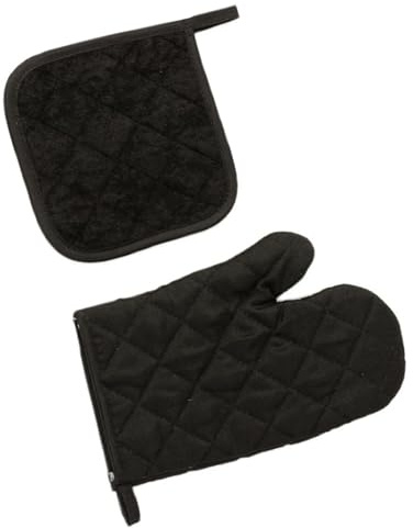 Guanti antiscivolo professionali resistenti al calore e set di pentole per cucinare guanti da forno in poliestere guanti da cucina guanti da cucina per grigliare e cuocere