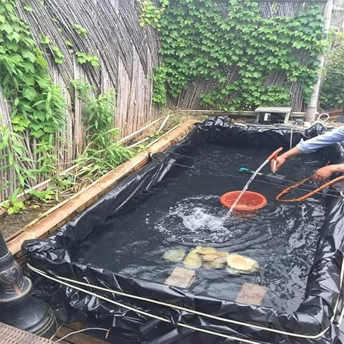 KIJyfgTR Premium Teichfolie 2 x 6 Meter - Geeignet for Wasserspiele, Bachläufe und Landschaftsgestaltung