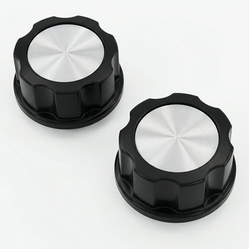 Air Fryer Replacement Knob, 2pcs Potentiometer Control Knobs, D Shaft Interface, Durable Plastic, High-Temperature Resistant, User-Friendly Switch Button