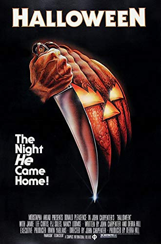 Peels4u Filmposter, Motiv: Halloween 1978, Vintage-Slasher-Horror-Film, A3, A4 (A3)