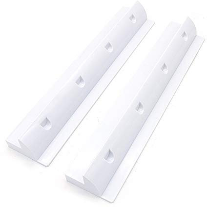 Paquete de 2 soportes laterales de panel solar NUZAMAS, soportes para montaje lateral de panel solar RV caravana marina RV, abrazaderas de instalación de techo, extralargos