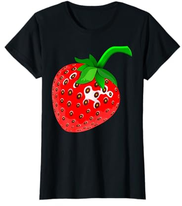 Lustiges Erdbeere Kostüm Fasching Erdbeerkostüm T-Shirt