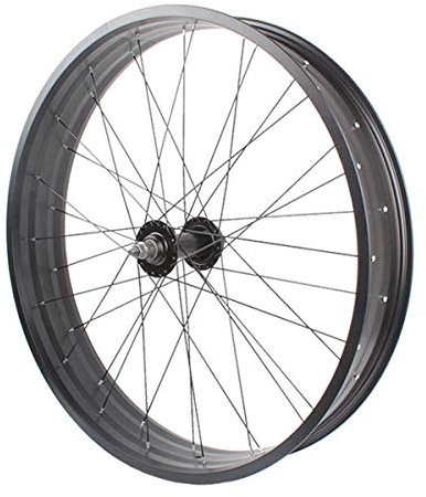 JARONOON 26 * 4.0/20 * 4.0 Zoll Snowbike Wheel Aluminiumlegierung Felge für Fat Bike Mountainbike, ohne Reifen (26 Vorderrad)