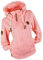 Damen Sweat Jacke Kapuze Fleece gefüttert Hoodie Übergangsjacke Uni S - 3XL (Rosa, xx_l)