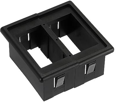 X AUTOHAUX Auto 2 Slot Wippschalter Panel Gehäuse Halter Satz Universal