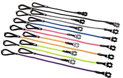 AK-9 Combat Clip Lead | 70cm Long | Heavy Duty Frog Clip with Quick-Release Lock | Ideal for Military Dogs | Padded Handle for Extra Comfort | Pink