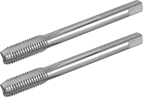 Burkit Lot de 2 tarauds à filetage M10 x 0,8 pour droitier, HSS M10 x 0,8
