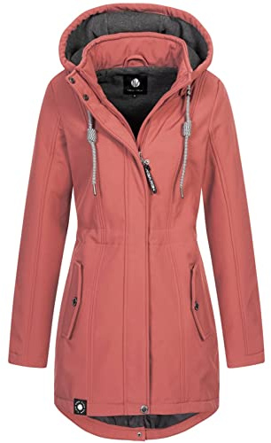 Top Fuel Fashion Damen Softshelljacke Kurzmantel Ivana