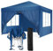 COBIZI Tonnelle 3x3m Tonnelle Pliante 3x3 Barnum Pliant Tonnelle de Jardin Exterieur Imperméable Professionnel Tente de Reception Camping avec 4 Côtés, Bleu