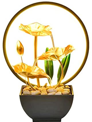 DIMEVE Fuente De Interior Con Luz LED para Decoración Del Hogar, Escritorio y Muebles De Oficina Sala