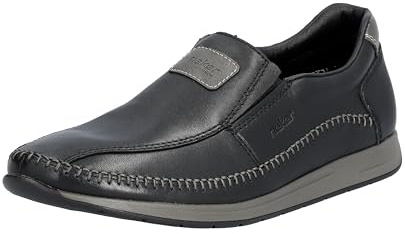 Rieker Men's 11962 Loafer, Schwarz, 10 UK
