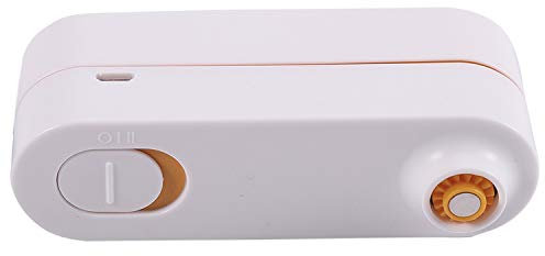 Jiklophg Uso en el hogar Enfriador Usb Refrigeración Recargable Handheld Mini Aire Acondicionado Ventilador Portátil (Naranj