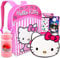 Hello Kitty Sac à dos avec boîte à déjeuner pour filles – Sac à dos Hello Kitty de 40,6 cm, sac à déjeuner Hello Kitty et bouteille, plus | Ensemble Hello Kitty School