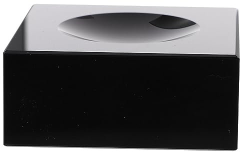 Artibetter Kristall-Lichtkugel-Basis Blickständer Kugel-Ei-Basis Kristallbasis Kristall-Display-Regal Klares Display-Ständer Stein-Dekor Holzkugel-Halter Display-Halter Für