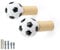 SPRHR 2 Stück Haken Wand Keramik, Fußballförmiger Wandhaken zum Bohren(Schrauben unsichtbar!), Moderne Kleiderhaken für Jacken, Mäntel, Kleidung, Schals, Handtaschen und Mehr