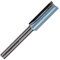 Rennie Tools – Diamètre de coupe 10 mm x cannelure 30 mm x tige 6,35 mm TCT pointe 2 cannelures droites Compatible avec toupie Makita Bosch Trend Katsu Dewalt, etc. Fraise à défoncer de 10 mm