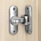 Heveer Cerradura de Puerta Corredera Pestillo Puerta para Puertas Correderas Cerrojo de Puerta 90/180 Grados para Puertas Cocinas Ventanas Plata