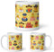 DV DESIGN 1 x Rubber Ducks Print Mug - Jobs Gamer Pattern Toys Kids Bath Duckies Cute Duck Funny Novelty Animal Home Drinks Mugs Cup Kitchen #81569