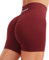 JOYSPELS Sport Shorts Damen Scrunch Butt Gym, Kurze Sporthose Damen Shorts Radlerhose High Waist Laufhose MerlotTrauben S