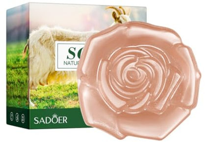 Aublinto Seifen Ziegenmilch of Bulgaria Seife Duschseife Naturseife als festes Duschgel und festes Shampoo Premium Soap Bar Natürlicher Duschbrocken als festes Duschgel für alle Hauttypen