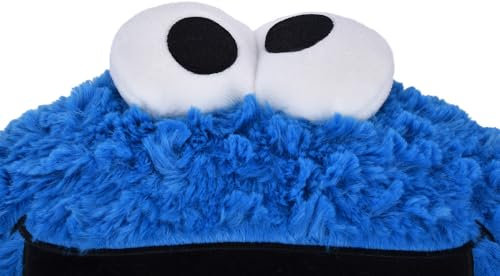 joojee GmbH 15187 Krümelmonster Premium Plüsch Kissen rund, 30 cm