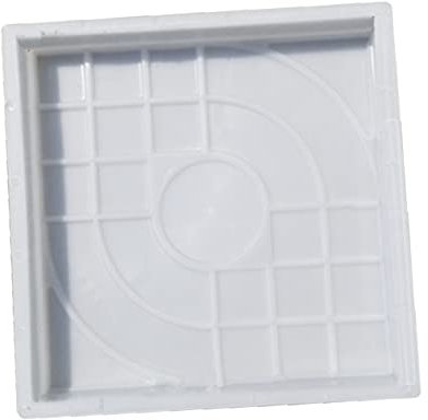 BESPORTBLE Wiederverwendbare Form Für Gehwegplatten Weiße Kunststoff Pflastersteinform Diy Gartenpfad Und Terrasse Leicht Zu Reinigen Und Stabile Gestaltung Für Haus Und Außenbereich