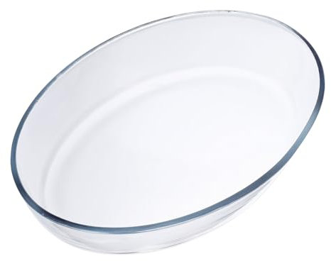 PHENOFICE 1pieza Plato De Horno De Para Microondas y Horno Bandeja De Cocción Transparente Para Repostería y Pescado De Limpiar y Para Lavavajillas