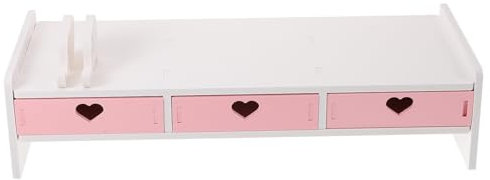 OSALADI Elevador De Monitor Escritorio Soporte Monitor Organizador De Almacenamiento Portátil