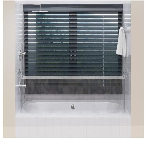 SplashZen® Bathtub Splash Guard | As Seen on Shark Tank | for Bathing Kids & Pets | Stop Water Messes & Protect Your Bathroom | Quick & Renter-Friendly Installation