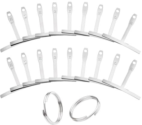 2 Juegos De Reglas Para Arco De Cuerda Y 2 Llaveros, Medidor De Radio De Guitarra, Herramientas De Reparación De Guitarra, Accesorios Para Instrumentos Musicales