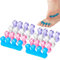 8 Stück Zehentrenner Pediküre,Silikon Zehentrenner Für Füße,Zehenspreizer Nagellack,Glätteisen Und Korrektoren,Wiederholbare Waschbare Zehennagelteiler,Zehentrenner Zum Auftragen Von Nagellack