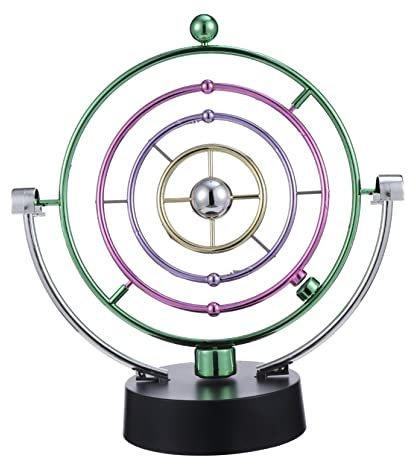 ERINGOGO 1stück Magnetisches Tellurian Perpetual Motion Instrument Kinetische Kunst Für Schreibtisch Physik-Dekoration Für Zuhause Und Büro Geschenkidee Für Wissenschaftsfreunde Und