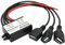 JJCFGRDM Convertisseur DC DC 12V 24V à 5V 6A 30W, convertisseur de Puissance de Voiture, Adaptateur d'alimentation à Triple Sortie USB