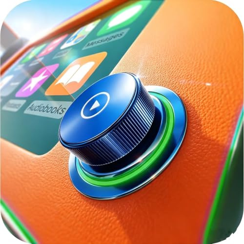 Cleviton für Apple Carplay Wireless Adapter, 2.Generation, Auto-Verbindung, Keine Latenz, Plug&Play, Mini Wireless Car Play Adapter, Kabellos Dongle für GPS-Geräte mit Navigation, Matt-Schwarz