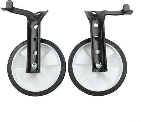 Fahrrad-Stabilisatoren für 40,6 - 61 cm große Fahrräder, verstellbare Trainingsräder für Multi-Speed-Fahrräder, robuste Fahrradbalance für Erwachsene und Kinder (schwarz)