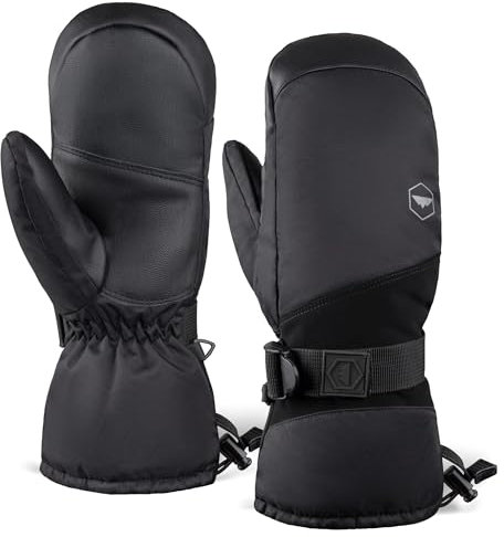 Tough Outdoors Winter-Skihandschuhe für Herren und Damen – Schneehandschuhe für Erwachsene für kaltes Wetter – wasserdichte Handschuhe zum Snowboarden und Skifahren