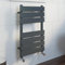 DuraTherm® 650 x 400mm Flat Panel Heated Towel Rail Radiator Modern Central Heating Bathroom Warmer Wall Mounted Ladder Rad, Anthracite