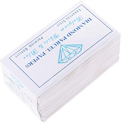 25 Stücke Papier Diamant Paket Papiere Für Gemologist Juweliere Opal Lagerung