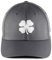 Black Clover Uni Iron X Fitted Cap Golfmütze, Weißes Kleeblatt/Titan, Einheitsgröße