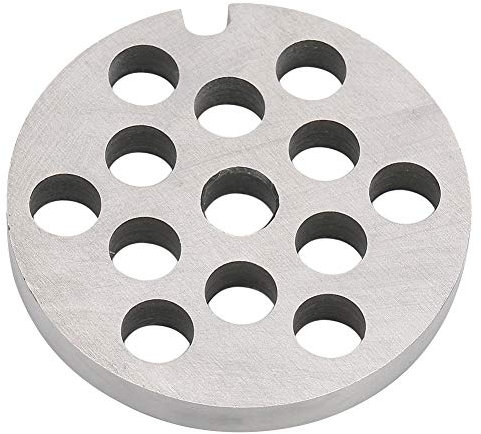 Meat Grinder Blade,Stainless Steel Meat Grinder Blade Mincer Plate Disc Knife Replacement AccessoriesforHome Kitchen Fast and Effortless for All (8mm)