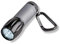 Carson LEDSight PRO Taschenlampe mit 9 LEDs, zwei Helligkeitsstufen und Karabinerhaken (SL-55), Grau