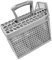 sparefixd Cutlery Basket to Fit AEG Dishwasher