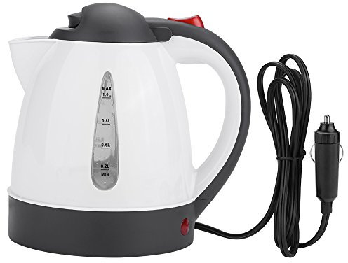 Car Electric Kettle, Portable 1000ml 24V Travel Car Truck Kettle Water Heater Bottle for Tea Coffee Making